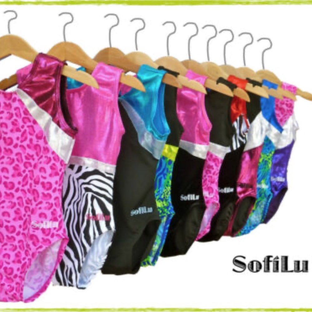 NEW!! Smart Stretch Girl Gymnastics Leotard - Rudi - Picture 5 of 5